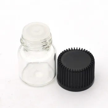 Fast Shipping 20pcs/lot 1ml Small Clear Glass Liquid Vials with Orifice Reducer and Cap 1/4 Dram Mini Essential Oil Bottle
Fast Shipping 20pcs/lot 1ml Small Clear Glass Liquid Vials with Orifice Reducer and Cap 1/4 Dram Mini Essential Oil Bottle