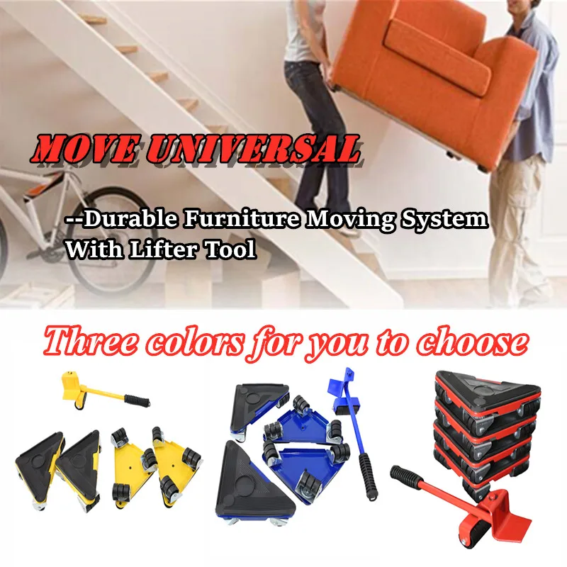 Move universal Furniture wheel Durable Moving System With Lifter Tool wardrobe washing machine refrigerator heavy objects tool
Move universal Furniture wheel Durable Moving System With Lifter Tool wardrobe washing machine refrigerator heavy objects tool