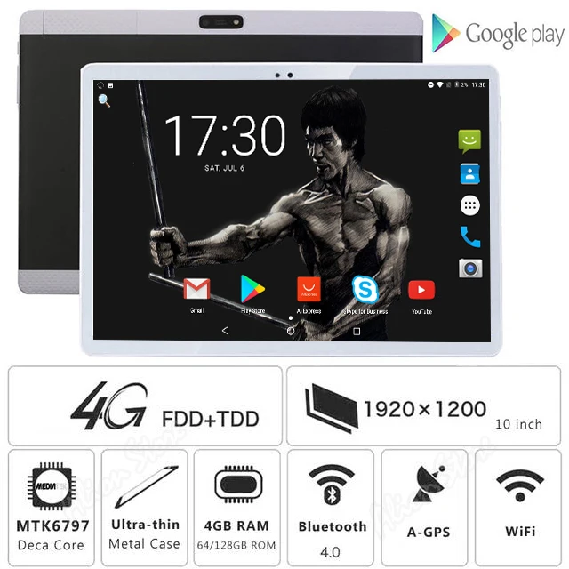 10 inch tablet Deca Core 3G 4G FDD LTE 4GB RAM 64GB 128GB Disk Android 8.0 Dual SIM Cards GPS Tablets 10 10.1+Gifts
10 inch tablet Deca Core 3G 4G FDD LTE 4GB RAM 64GB 128GB Disk Android 8.0 Dual SIM Cards GPS Tablets 10 10.1+Gifts