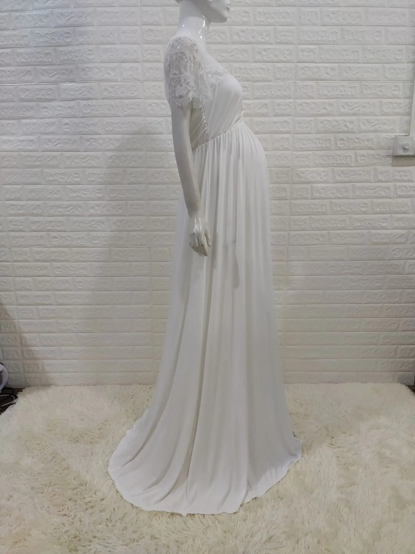 Long Maternity Photography Props Pregnancy Dress For Photo Shooting Off Shoulder Pregnant Dresses For Women Maxi Maternity Gown 20 Heb45a65fac374aa49545e0f6a5a0403dK