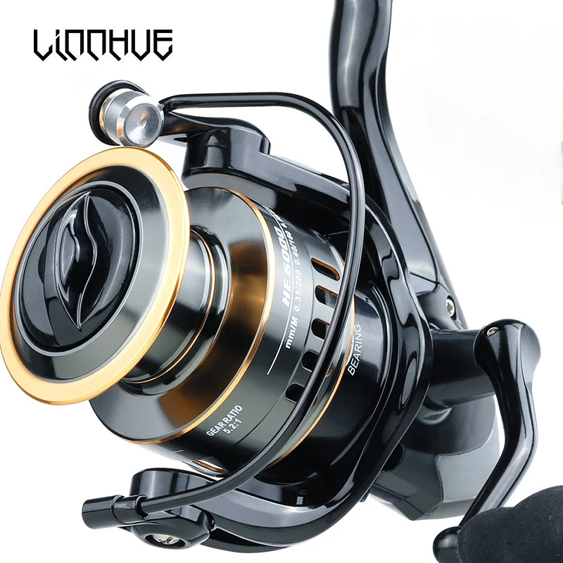 LINNHUE All Metal Fishing Reel 1000-7000 High Speed 5.2:1 Spinning Reel 10kg Max Drag Saltwater Reel Fishing Reels Wheel Coil
LINNHUE All Metal Fishing Reel 1000-7000 High Speed 5.2:1 Spinning Reel 10kg Max Drag Saltwater Reel Fishing Reels Wheel Coil