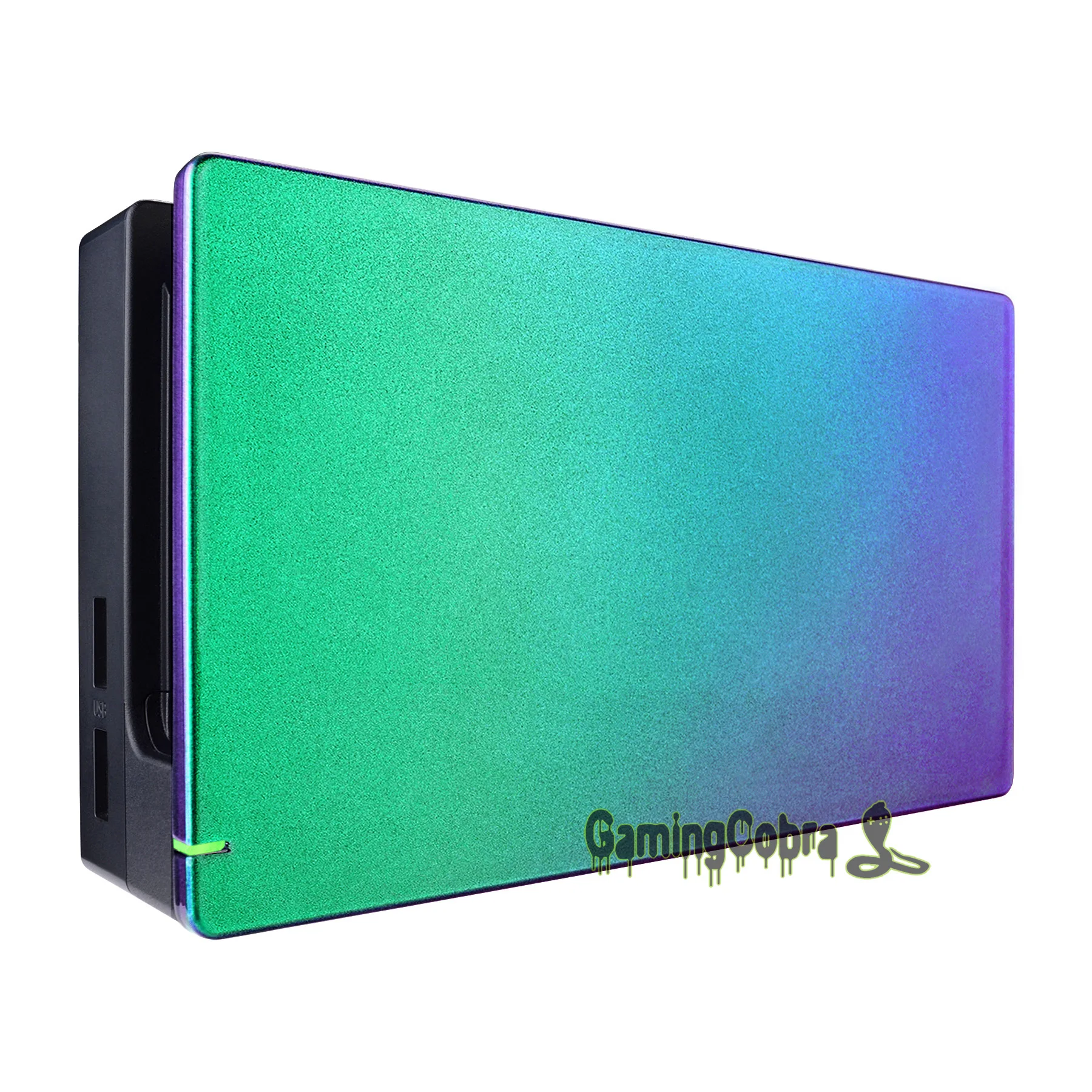 Custom Chameleon Glossy Faceplate, Green Purple DIY Replacement Housing Shell for Nintendo Switch Dock
Custom Chameleon Glossy Faceplate, Green Purple DIY Replacement Housing Shell for Nintendo Switch Dock