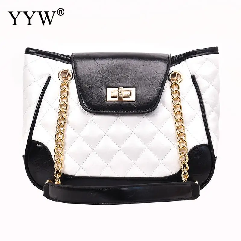 Contrast Color Leather Shoulder Bag Female Fashion Large Capacity Handbag Tote Designer Women'S Bag Ladies Hand Bag Black White
Contrast Color Leather Shoulder Bag Female Fashion Large Capacity Handbag Tote Designer Women'S Bag Ladies Hand Bag Black White