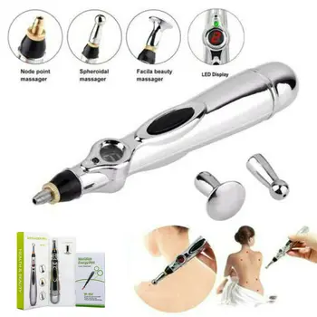 Electronic Acupuncture Pen Electric Meridian Laser Therapy Heal Massage Pen Meridian Energy Relief Body Head Back Leg Pain Tool 
Electronic Acupuncture Pen Electric Meridian Laser Therapy Heal Massage Pen Meridian Energy Relief Body Head Back Leg Pain Tool