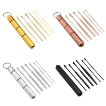 6Pcs/set Ear Wax Pickers Stainless Steel Ear Pick Wax Remover Ear Pick Cleaner Ear Cleaner Spoon Care Ear Swab Clean Tools
6Pcs/set Ear Wax Pickers Stainless Steel Ear Pick Wax Remover Ear Pick Cleaner Ear Cleaner Spoon Care Ear Swab Clean Tools