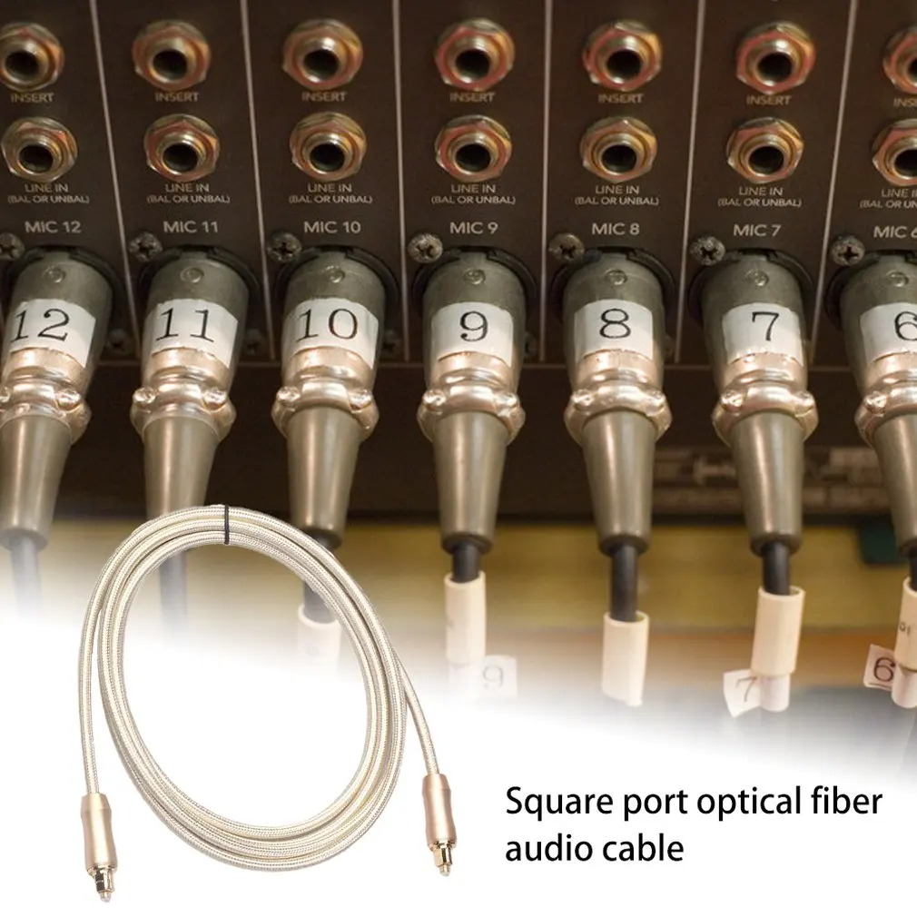 Hifi 5 1 Spdif Волоконно Оптический Кабель Toslink аудио м 2 3 для ТВ коробки Акустический