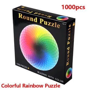 1000 pcs Colorful Rainbow Puzzle Landscape Puzzles DIY Educational Toys Reduce Stress Toy For Adult Kids Birthday Gift
1000 pcs Colorful Rainbow Puzzle Landscape Puzzles DIY Educational Toys Reduce Stress Toy For Adult Kids Birthday Gift