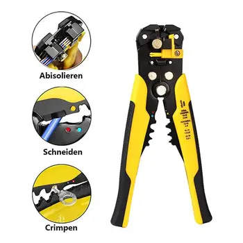 1Pcs Crimper Cable Cutter Automatic Wire Stripper Multifunctional Stripping Tools Crimping Pliers Terminal Tools Easy To Use
1Pcs Crimper Cable Cutter Automatic Wire Stripper Multifunctional Stripping Tools Crimping Pliers Terminal Tools Easy To Use