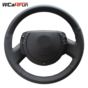 WCaRFun Black Artificial Leather Hand-Stitched Steering Wheel Cover For Steering-Wheel for Citroen Triumph Old C4 C-quatre
WCaRFun Black Artificial Leather Hand-Stitched Steering Wheel Cover For Steering-Wheel for Citroen Triumph Old C4 C-quatre