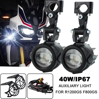2Pcs/set Universal Motorcycle LED Auxiliary Light Car Fog Light Assemblie Driving Lamp For BM W R1200GS/ADV/F800GS
2Pcs/set Universal Motorcycle LED Auxiliary Light Car Fog Light Assemblie Driving Lamp For BM W R1200GS/ADV/F800GS