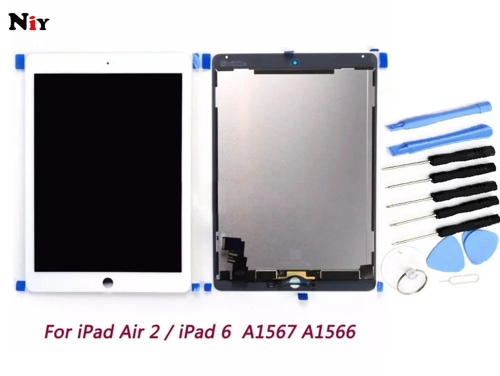 Suitable for Apple Ipad Air 2 ipad 6 A1567 A1566 new LCD + touch screen component replacement XL
Suitable for Apple Ipad Air 2 ipad 6 A1567 A1566 new LCD + touch screen component replacement XL
