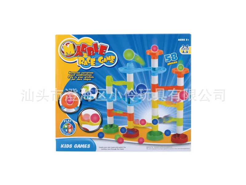 Creative Children DIY Assembled Stereo Camera Track Ball Bearing Building Blocks 58pcs Maze Pipeline Game Toy
Creative Children DIY Assembled Stereo Camera Track Ball Bearing Building Blocks 58pcs Maze Pipeline Game Toy