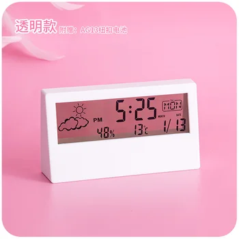 Electronic Simple Multi-functional Led Alarm Clock Temperature Humidity Home Digital Watch Modern Table Alarm Clocks 2020 II50NZ
Electronic Simple Multi-functional Led Alarm Clock Temperature Humidity Home Digital Watch Modern Table Alarm Clocks 2020 II50NZ