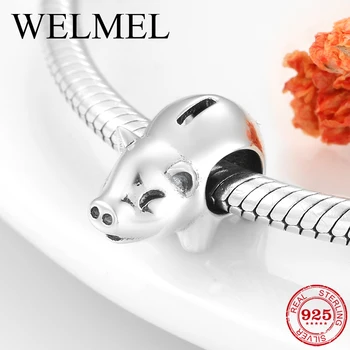 New Collection 925 Sterling Silver Piggy piggy bank beads for Jewelry making Fit Original Pandora Charm Bracelets Necklace
New Collection 925 Sterling Silver Piggy piggy bank beads for Jewelry making Fit Original Pandora Charm Bracelets Necklace