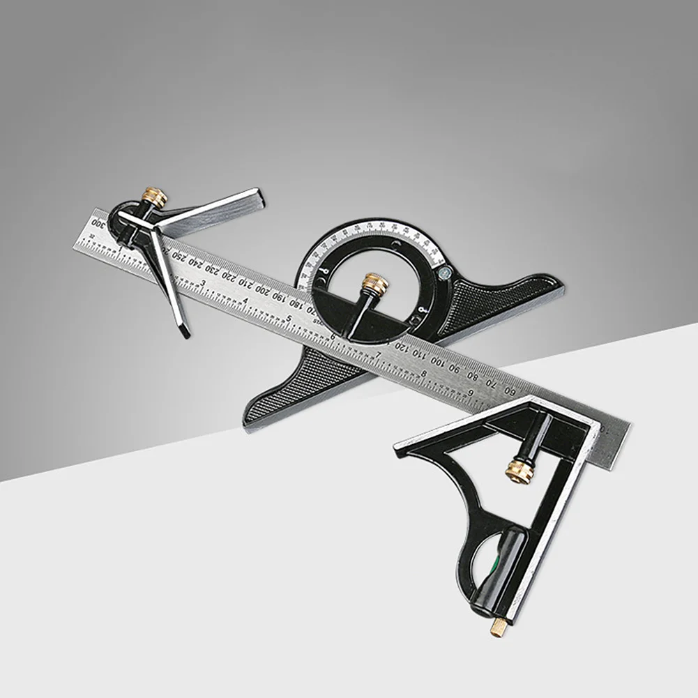 Stainless Steel Multifunctional Ruler Adjustable Sliding Combination Angle Ruler Protractor Level Measuring Tool 180° Protractor
Stainless Steel Multifunctional Ruler Adjustable Sliding Combination Angle Ruler Protractor Level Measuring Tool 180° Protractor
