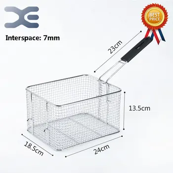 24cm*18.5cm*13.5cm Stainless steel fryer screen frame square filter net encrypt colander shaped Frying basket fryers meshed
24cm*18.5cm*13.5cm Stainless steel fryer screen frame square filter net encrypt colander shaped Frying basket fryers meshed