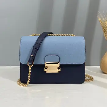 Women's bag 2020 new leather versatile chain bag Single Shoulder Messenger small square bag flip pocket portable women's bag 
Women's bag 2020 new leather versatile chain bag Single Shoulder Messenger small square bag flip pocket portable women's bag