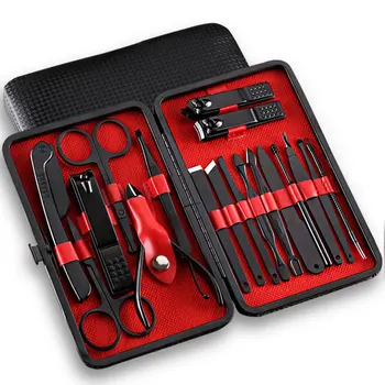 18 In 1 Nail Art Manicure Tools Set Nails Clipper Scissors Tweezer Knife Manicure Sets Nipper Ear Pick Kit With Case
18 In 1 Nail Art Manicure Tools Set Nails Clipper Scissors Tweezer Knife Manicure Sets Nipper Ear Pick Kit With Case