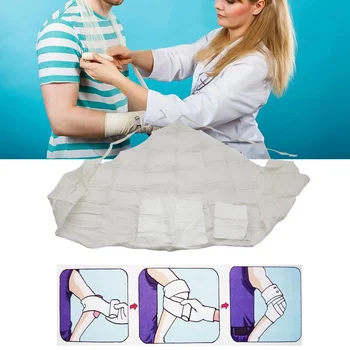 Triangle Towel First Aid Kit Gauze Bandage Troop Distribution Training Medical Rescue Compression Sterilization Protective Band
Triangle Towel First Aid Kit Gauze Bandage Troop Distribution Training Medical Rescue Compression Sterilization Protective Band