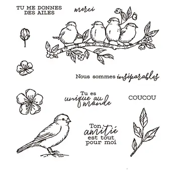 14x14 Bird on the branch New Transparent Clear Rubber Stamp Sheet Cling Scrapbooking Photo Album PaperCard DIY Craft
14x14 Bird on the branch New Transparent Clear Rubber Stamp Sheet Cling Scrapbooking Photo Album PaperCard DIY Craft