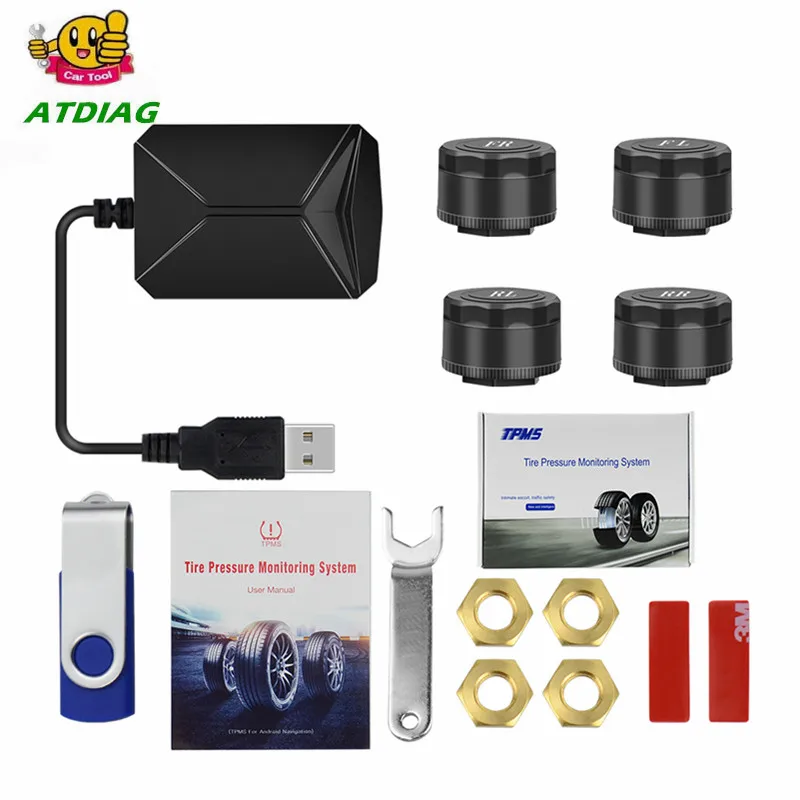 Android DVD TPMS USB Tire Alarm Auto Tire Pressure Monitoring System 4 Tire external / inner Sensors Temperature Alarm inner
Android DVD TPMS USB Tire Alarm Auto Tire Pressure Monitoring System 4 Tire external / inner Sensors Temperature Alarm inner