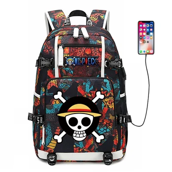 Cartoon One Piece Luffy Backpack USB Port Rucksack Bag Snake Pattern Teenager Student BookBags travel Shoulder Laptop Bag
Cartoon One Piece Luffy Backpack USB Port Rucksack Bag Snake Pattern Teenager Student BookBags travel Shoulder Laptop Bag