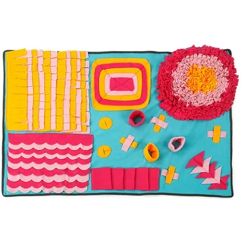 Interactive Dog Snuffle Mat Slow Feeding Mat Stress Release Training Dog Toys Pet Activity Training Blanket
Interactive Dog Snuffle Mat Slow Feeding Mat Stress Release Training Dog Toys Pet Activity Training Blanket