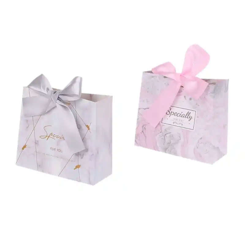 party favors baby shower gift box package holder with ribbon
