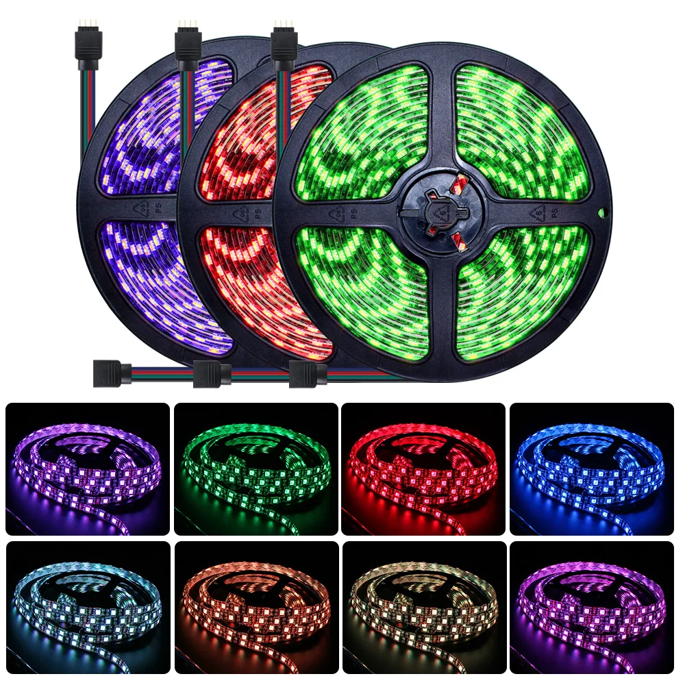 12V SMD 5050 RGB LED Strip Light Waterproof 1M-5M Tape Neon LED Strip Light 60led/m Flexible DC 12V RGB Lamp Ambilight Diode
12V SMD 5050 RGB LED Strip Light Waterproof 1M-5M Tape Neon LED Strip Light 60led/m Flexible DC 12V RGB Lamp Ambilight Diode