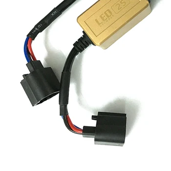 1 Pair H13 LED Headlight Decoder Flash Error Canceller Front Light Anti-Flicker Resistor Relay Adapter
1 Pair H13 LED Headlight Decoder Flash Error Canceller Front Light Anti-Flicker Resistor Relay Adapter