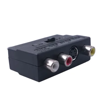 RCA Cable RGB Scart To 3 RCA S-Video AV TV Audio Adapter Composite RCA SVHS S-Video For Video DVD Recorder Projector Television
RCA Cable RGB Scart To 3 RCA S-Video AV TV Audio Adapter Composite RCA SVHS S-Video For Video DVD Recorder Projector Television