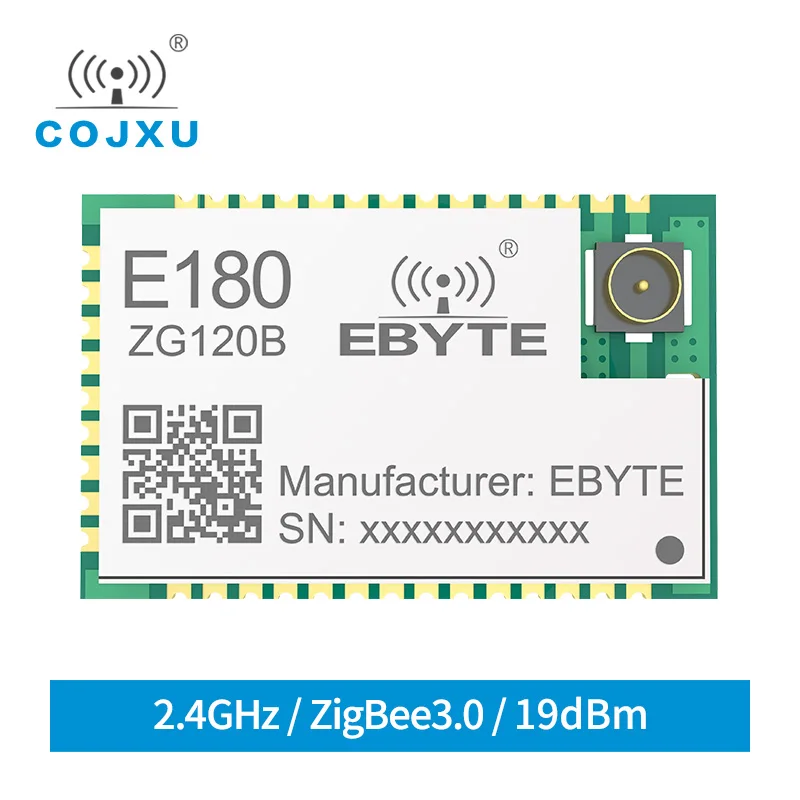 E180-ZG120B EFR32 Module Zigbee 2.4G ISM band 18dBm 1.3km High-reliability Wireless Transceiver Transmitter Receiver
E180-ZG120B EFR32 Module Zigbee 2.4G ISM band 18dBm 1.3km High-reliability Wireless Transceiver Transmitter Receiver
