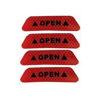 4PCS/SET Car Styling Warning Car Sticker Affixed To The Door To Open The Door Crash Safety Warning Stickers Reflective
4PCS/SET Car Styling Warning Car Sticker Affixed To The Door To Open The Door Crash Safety Warning Stickers Reflective