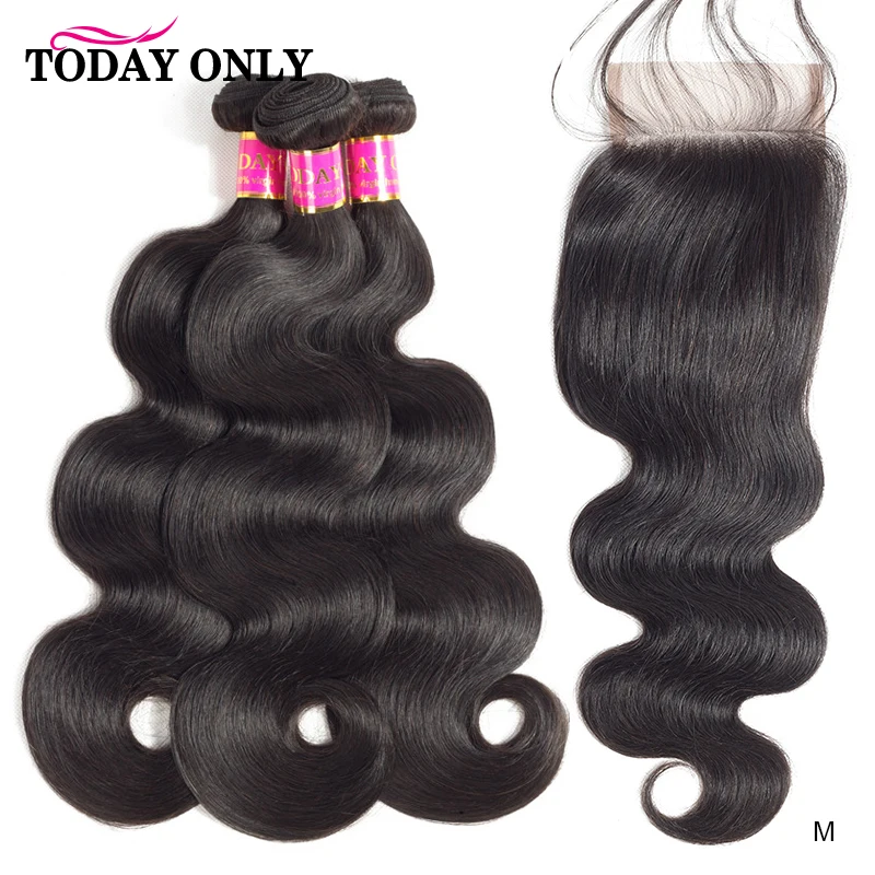 Body Wave Bundles With Closure Brazilian Hair Weave Bundles With Closure 100% Human Hair Extensions 3 Bundles With Closure Remy
Body Wave Bundles With Closure Brazilian Hair Weave Bundles With Closure 100% Human Hair Extensions 3 Bundles With Closure Remy