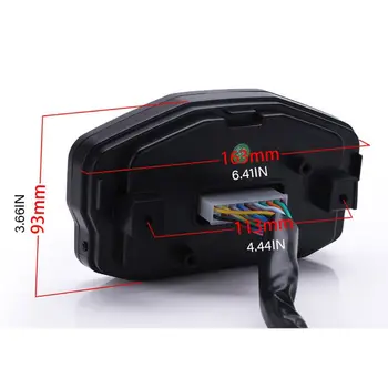 Motorcycle Tachometer Digital Colorful Display Speedometer Accurate Measurement E7CA
Motorcycle Tachometer Digital Colorful Display Speedometer Accurate Measurement E7CA