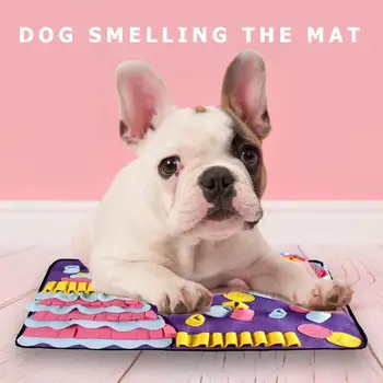 Polyester Colorful Pad Cat Dog Smell Training Mat Find Toy Food Cushion Pressure Relieves Pet Olfactory Correction Accessories 
Polyester Colorful Pad Cat Dog Smell Training Mat Find Toy Food Cushion Pressure Relieves Pet Olfactory Correction Accessories