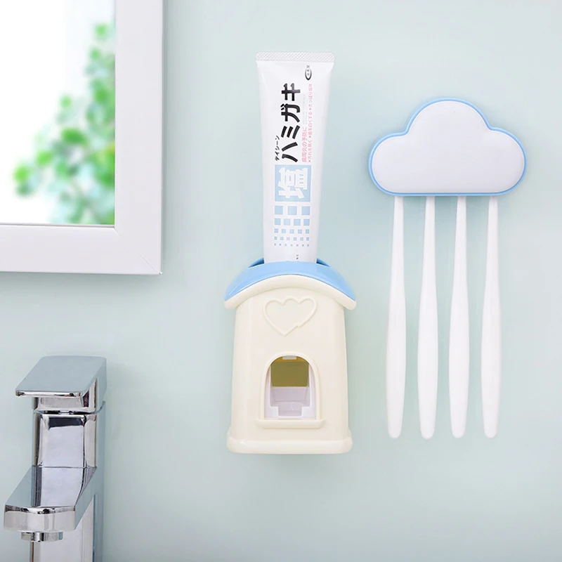Cloud Lodge Fully Automatic Toothpaste Squeezer Cloud Creative Cartoon Toothbrush Holder Set Suction Wall
Cloud Lodge Fully Automatic Toothpaste Squeezer Cloud Creative Cartoon Toothbrush Holder Set Suction Wall