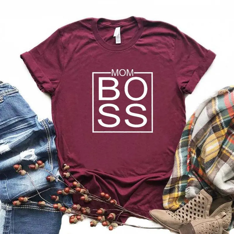 Mom Boss square Print Women tshirt Cotton Casual Funny t shirt Gift For Lady Yong Girl Top Tee 6 Color Drop Ship S-958
Mom Boss square Print Women tshirt Cotton Casual Funny t shirt Gift For Lady Yong Girl Top Tee 6 Color Drop Ship S-958