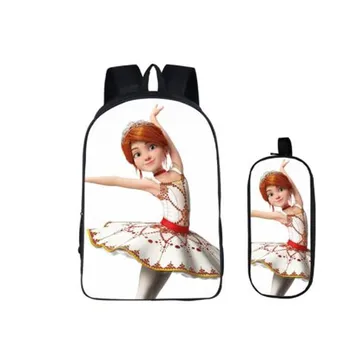 16 Inch Ballerina 2PC Set with Pencil Case Students Backpacks DIY Printing Cool Children School Bags For Boys Kids Men Mochila
16 Inch Ballerina 2PC Set with Pencil Case Students Backpacks DIY Printing Cool Children School Bags For Boys Kids Men Mochila