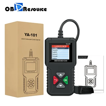 New OBD2 Scanner YA-101 Check Engine Light OBD II 12V Auto Code Reader Car Diagnostic Tool PK CR3001 OM123 CR319 AD310 Scan Tool
New OBD2 Scanner YA-101 Check Engine Light OBD II 12V Auto Code Reader Car Diagnostic Tool PK CR3001 OM123 CR319 AD310 Scan Tool