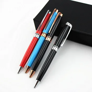 High quality ball pen 1pcs rotating Metal ballpoint Pen Stationery Ballpen 0.7mm Black ink Office & School Supplies 
High quality ball pen 1pcs rotating Metal ballpoint Pen Stationery Ballpen 0.7mm Black ink Office & School Supplies