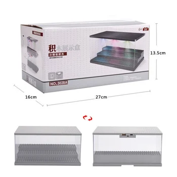 26*15*13cm Base Plate Display Case LED USB Light Building Blocks Dustproof Box Baseplate Children Construction Toy Kids Gift
26*15*13cm Base Plate Display Case LED USB Light Building Blocks Dustproof Box Baseplate Children Construction Toy Kids Gift