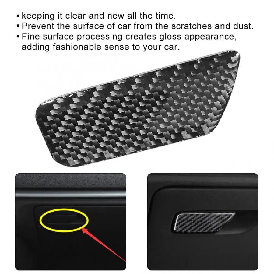 car styling Carbon Fiber Storage Box Switch Panel Decoration Cover Trim Fit for Audi A3 8V 2014-2019 oto aksesuar
car styling Carbon Fiber Storage Box Switch Panel Decoration Cover Trim Fit for Audi A3 8V 2014-2019 oto aksesuar