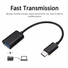 Universal USB C3.1 Glossy Type-C OTG Line Type C Male To USB Female TG Data Sync Converter Adapter Cable For IPhone IPad Universal USB C3.1 Glossy Type-C OTG Line Type C Male To USB Female TG Data Sync Converter Adapter Cable For IPhone IPad