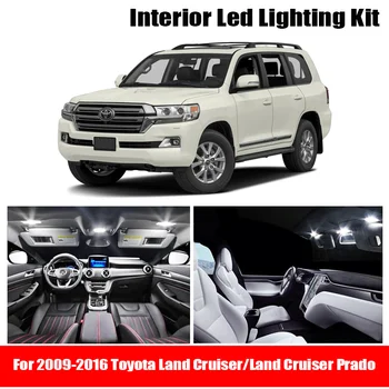 14pcs White No Error LED Light Bulbs Kit For 2009-2016 Toyota Land Cruiser/Land Cruiser Prado Interior Map Dome Door Step Light 
14pcs White No Error LED Light Bulbs Kit For 2009-2016 Toyota Land Cruiser/Land Cruiser Prado Interior Map Dome Door Step Light