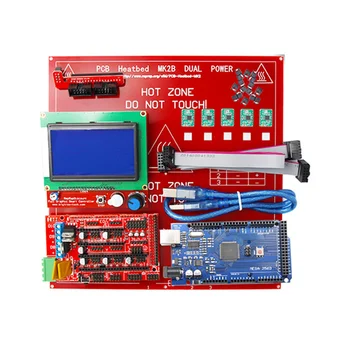 3D Printer Motherboard Control Board Controller Accessory Kit for RAMPS 1.4 Mega 2560 R3 A4988 12864 LCD Control Panel
3D Printer Motherboard Control Board Controller Accessory Kit for RAMPS 1.4 Mega 2560 R3 A4988 12864 LCD Control Panel