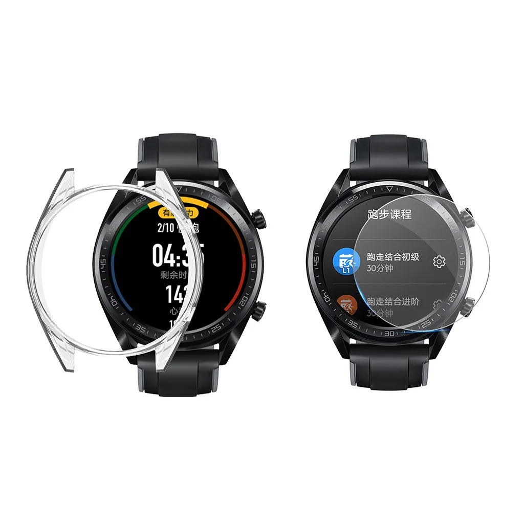 Clear Soft Tpu Silicone Case Cover For Huawei Watch Gt 46mmwith Screen Protector Sports Watch Sports Smart Watch
Clear Soft Tpu Silicone Case Cover For Huawei Watch Gt 46mmwith Screen Protector Sports Watch Sports Smart Watch