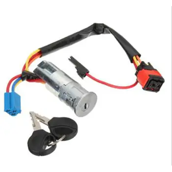 Car Ignition Starter Switch Barrel Lock 2 Keys for Peugeot 206 4162P0 992712 Automobile Ignition Starter Barrel Lock
Car Ignition Starter Switch Barrel Lock 2 Keys for Peugeot 206 4162P0 992712 Automobile Ignition Starter Barrel Lock