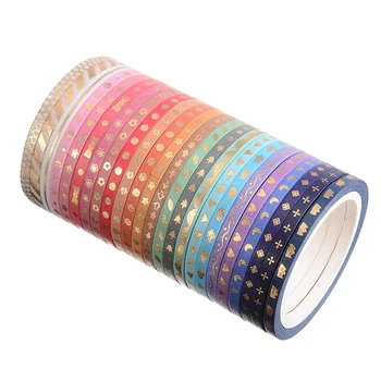 24 Rolls Colorful Washi Tape Paper DIY Planner Masking Tape Adhesive Tapes Stickers Decorative Statione Label 
24 Rolls Colorful Washi Tape Paper DIY Planner Masking Tape Adhesive Tapes Stickers Decorative Statione Label