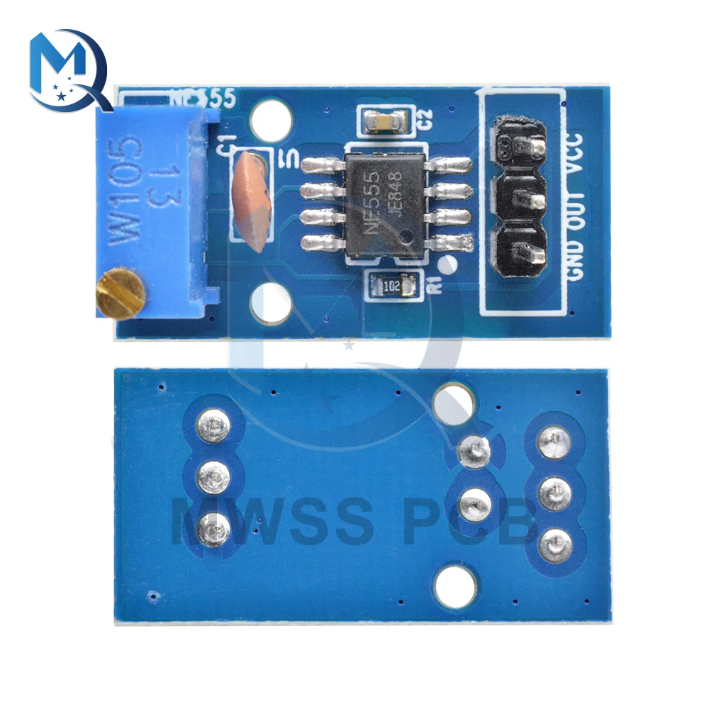 Регулируемый резистор NE555 Частотный импульсный генератор 5-12 В 1-канальный модуль